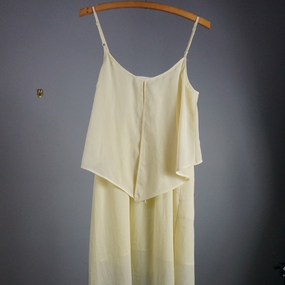 BCBGeneration Hi-Low Yellow Dress XS BCBG - Picture 4 of 8